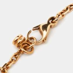 Pre Owned Boucheron Quatre Classique Diamond Brown PVD 18k Three Tone Bracelet