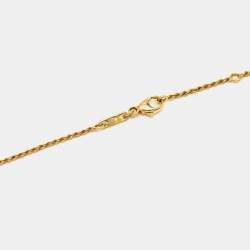 Pre Owned Boucheron Serpent Boheme Mother of Pearl 18k Yellow Gold S Motif Necklace