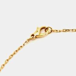 Boucheron Quatre Classique Brown PVD Diamond 18k Three Tone Gold Necklace