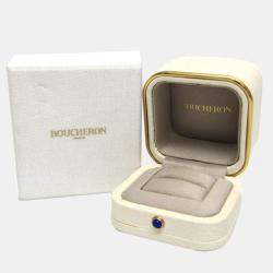 Boucheron 18K Pink Gold Diamond Facette Ring EU 51