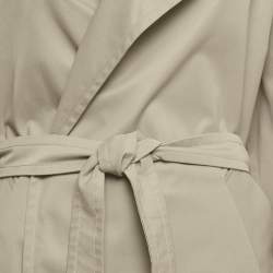 Pre Owned Bouguessa Beige Cotton Belted Kai Trench Coat S