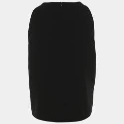 مملوكة مسبقًا Boutique Moschino Black Crepe Top M