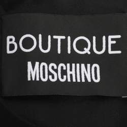 مملوكة مسبقًا Boutique Moschino Black Crepe Top M