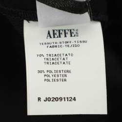 مملوكة مسبقًا Boutique Moschino Black Crepe Top M