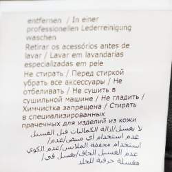 Pre Owned Boutique Moschino Black Leather Trouser M