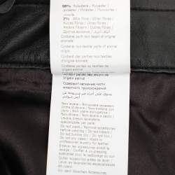 Pre Owned Boutique Moschino Black Leather Trouser M