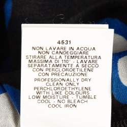 Pre Owned Boutique Moschino Black Dot Print Cotton Oversized Cropped Top S