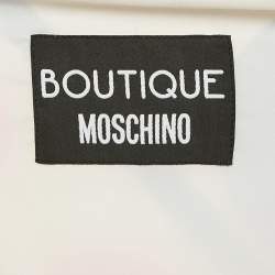 Boutique Moschino Multicolor Geometric Print Jersey Sleeveless Maxi Dress S