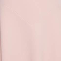 Pre Owned Boutique Moschino Pink/Peach Crepe Sleeveless Short Dress S
