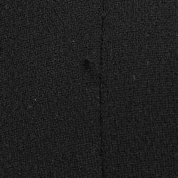 Pre Owned Boutique Moschino Black Crepe Bow Single Breasted Blazer S