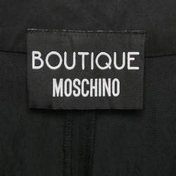 Pre Owned Boutique Moschino Black Cotton Blend Culottes M