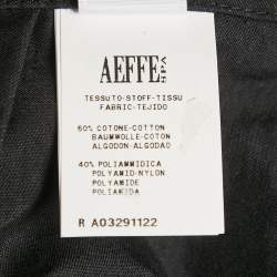 Pre Owned Boutique Moschino Black Cotton Blend Culottes M