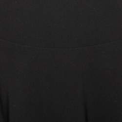 Pre Owned Boutique Moschino Black Acetate Mini Skirt M