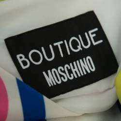 Pre Owned Boutique Moschino Multicolor Printed Jersey Sleeveless Maxi Dress S