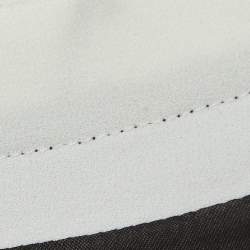 Pre Owned Boutique Moschino Black Cotton Bow Detail Cup Sleeve Sheath Dress S