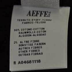 Pre Owned Boutique Moschino Black Cotton Bow Detail Cup Sleeve Sheath Dress S