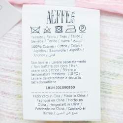 Pre Owned Boutique Moschino Pink Lemon Print Cotton Mini Skirt M