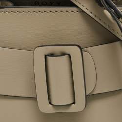 Boyy Khaki Green Leather Micro Bobby Charm Bag