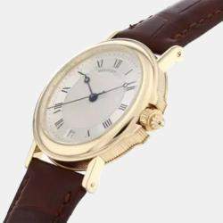 Breguet White 18k Yellow Gold Marine 3400BA Automatic Women's Wristwatch 35.5mm