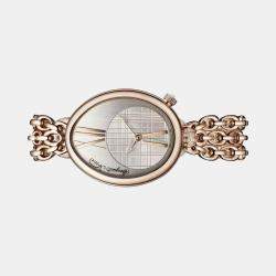 Breguet Silver 18k Rose Gold Reine de Naples 8968BR Automatic Women's Wristwatch 35 mm