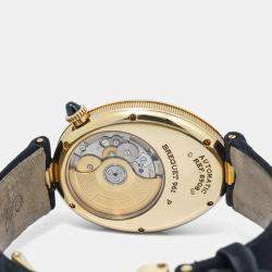 Breguet Reine De Naples 8908BA Automatic White 18K Yellow Gold MOP Women's Wristwatch 29mm