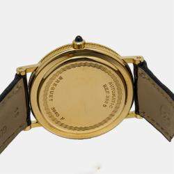 Breguet Classique 3325 Automatic White 18K Yellow Gold Women's Wristwatch 32 mm