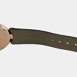 Pre Owned Breguet Reine De Naples 8918br/58/964 Automatic White Diamonds 18k Rose Gold Women's Wristwatch 29 mm