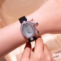 Pre Owned Breguet Reine de Naples 8929ZB High Model White Gold Diamond Automatic  Watch 33 mm