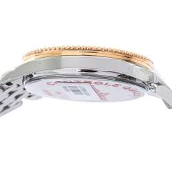 Breitling Cream 18K Rose Gold Stainless Steel Navitimer 1 U17325211G1A1 Men's Wristwatch 38 mm