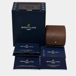 Breitling Blue Stainless Steel Superocean A17316D81C1A1 Automatic Women's Wristwatch 36 mm