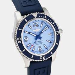 Breitling Blue Stainless Steel Superocean A17316D81C1A1 Automatic Women's Wristwatch 36 mm