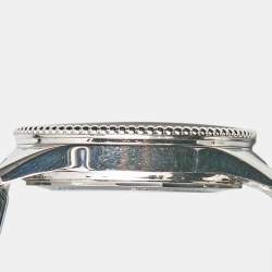 Pre Owned Breitling Silver Stainless Steel Navitimer A17395F41G1A1 Women's Wristwatch 35 mm