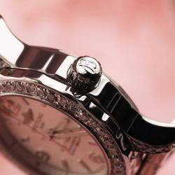 Breitling Customised White MOP 5.0CT Diamond Stainless Steel Colt A77387 Quartz Men's Wristwatch 33mm