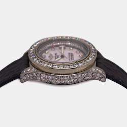 Breitling White MOP Diamond Stainless Steel Colt A77380 Quartz Women's Wristwatch 33 mm