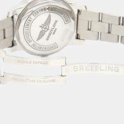 Pre Owned Breitling Colt A77387 Quartz Stainless Steel Womens Wristwatch 32 mm