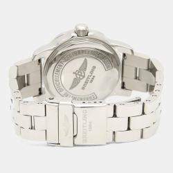 Pre Owned Breitling Colt A77387 Quartz Stainless Steel Womens Wristwatch 32 mm