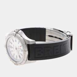 Pre Owned Breitling Colt A17313 Automatic White Stainless Steel Men's Wristwatch 44mm