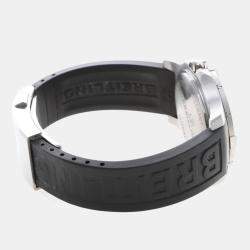 Pre Owned Breitling Colt A17313 Automatic White Stainless Steel Men's Wristwatch 44mm