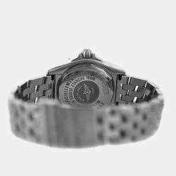 Pre Owned Breitling Cockpit Lady A71356 Quartz Black Stainless Steel Women's Wristwatch 32 mm