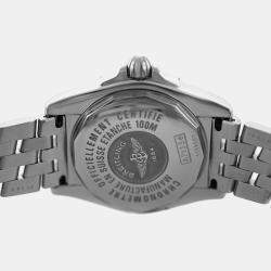Pre Owned Breitling Cockpit Lady A71356 Quartz Black Stainless Steel Women's Wristwatch 32 mm