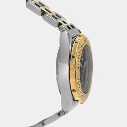 Pre Owned Breitling Cockpit Lady D67365 Quartz Black 18k Yellow Gold Stainless Steel Women's Wristwatch 31 mm