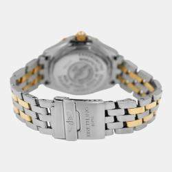 Pre Owned Breitling Cockpit Lady D67365 Quartz Black 18k Yellow Gold Stainless Steel Women's Wristwatch 31 mm