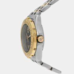 Pre Owned Breitling Cockpit Lady D67365 Quartz Black 18k Yellow Gold Stainless Steel Women's Wristwatch 31 mm