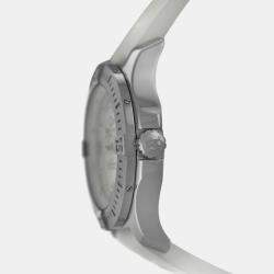 Pre Owned Breitling Colt A74389 Quartz White Diamonds Stainless Steel Women's Wristwatch 36 mm