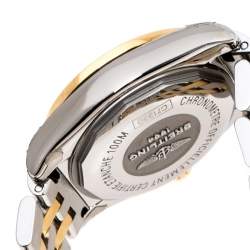 Breitling Black Gold Plated Stainless Steel Galactic 32 Sleek Edition Women's Wristwatch 32mm