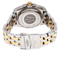 Breitling Black Gold Plated Stainless Steel Galactic 32 Sleek Edition Women's Wristwatch 32mm
