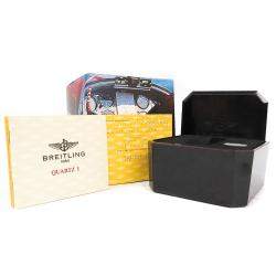 Pre Owned Breitling Blue 18K Yellow Gold And Stainless Steel Wings D67050 Quartz Women's Wristwatch 31 MM