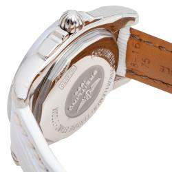 Breitling MOP Stainless Steel Leather Galactic W7433012/A779 Women's Wristwatch 36 MM