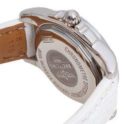 Breitling MOP Stainless Steel Leather Galactic W7433012/A779 Women's Wristwatch 36 MM