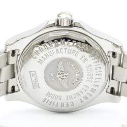 Pre Owned Breitling Black Stainless Steel Colt Oceane Quartz A77380 Women's Wristwatch 33 MM